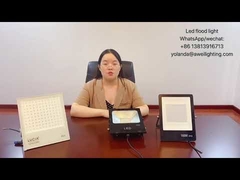 Đèn pha LED vỏ đen 50w 100w 200w Đèn pha siêu mỏng