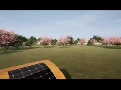 Đồ nội thất đô thị hiện đại Bàn ghế mặt trời thông minh với đèn LED cho ngoài trời