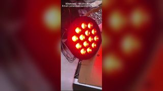 Đèn pha led RGW 80W có công tắc màu và nguồn được sử dụng trong công viên.