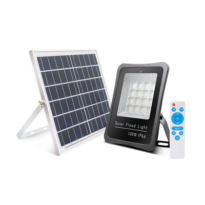 Mua 100W Điện năng lượng mặt trời IP65 Mặt trời dẫn ngoài ánh sáng lũ năng lượng cao tuổi thọ dài được sử dụng trong nhà máy và khu vực ngoài trời online manufacture