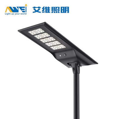 Đèn đường LED năng lượng mặt trời tích hợp 60W Với tấm Silicon đơn tinh thể 18V 100W Cho khu vực công cộng