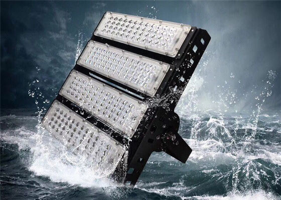 IP65 Công suất cao 300W / 400W Đèn LED ngoài trời 48000lm 160lm / w Lớp lót nhôm Đèn LED Đen Đen