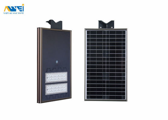 IP67 Tất cả trong một ánh sáng đường phố năng lượng mặt trời LED 30W pin lithium 12V 15AH AW-SOST005 Cho ánh sáng đường phố